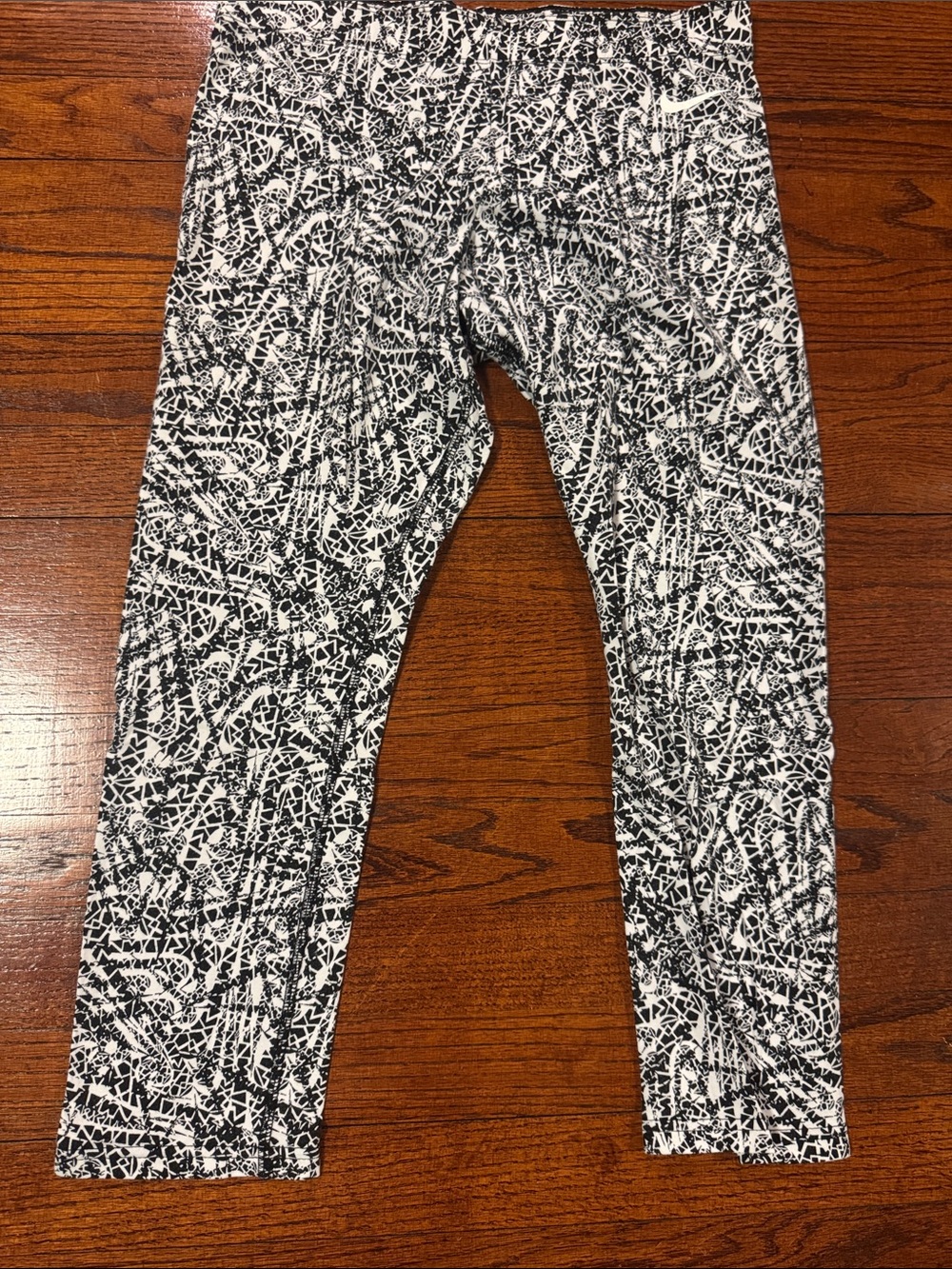 Nike Black & White Patterned Leggings